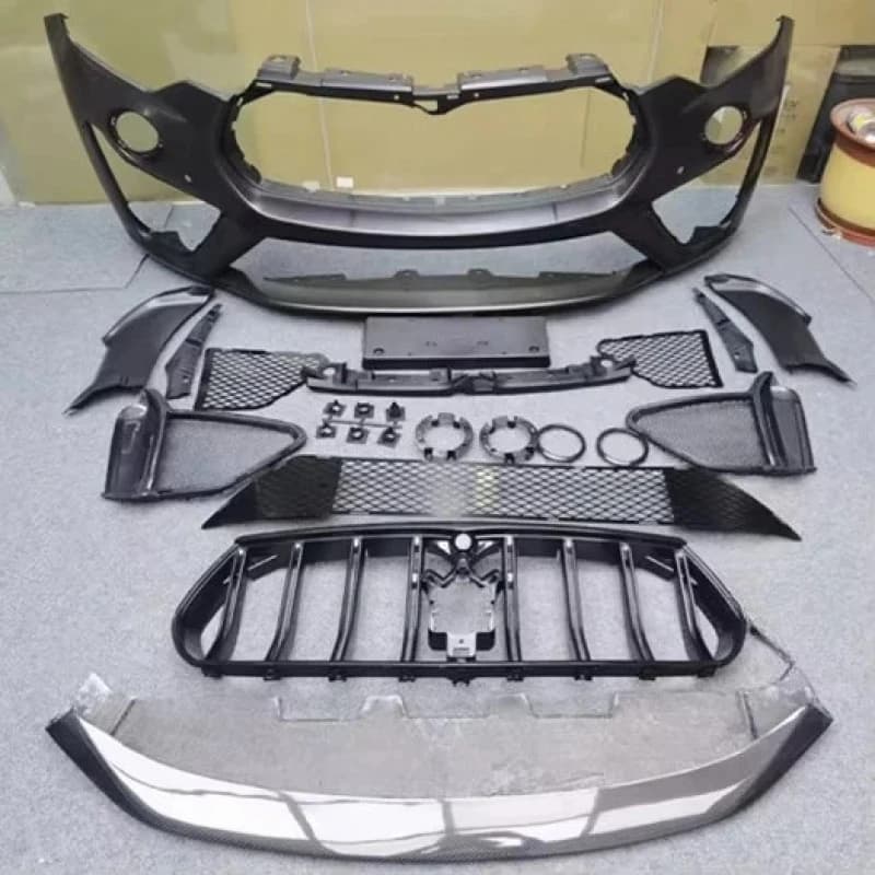 Hot Sales 2016-2022 Levante Upgr GTS Style PP Body Kit Car Front Bumper Assemb Components Grille