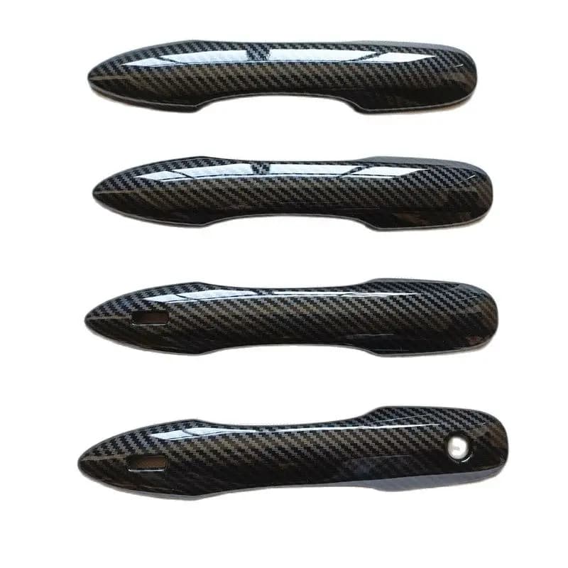For Toyota Prius XW 50 60 2016 2017 2018 2021 2022 2023 Accessories Door Handle Cover Trim Plastic Imitation Carbon Fiber