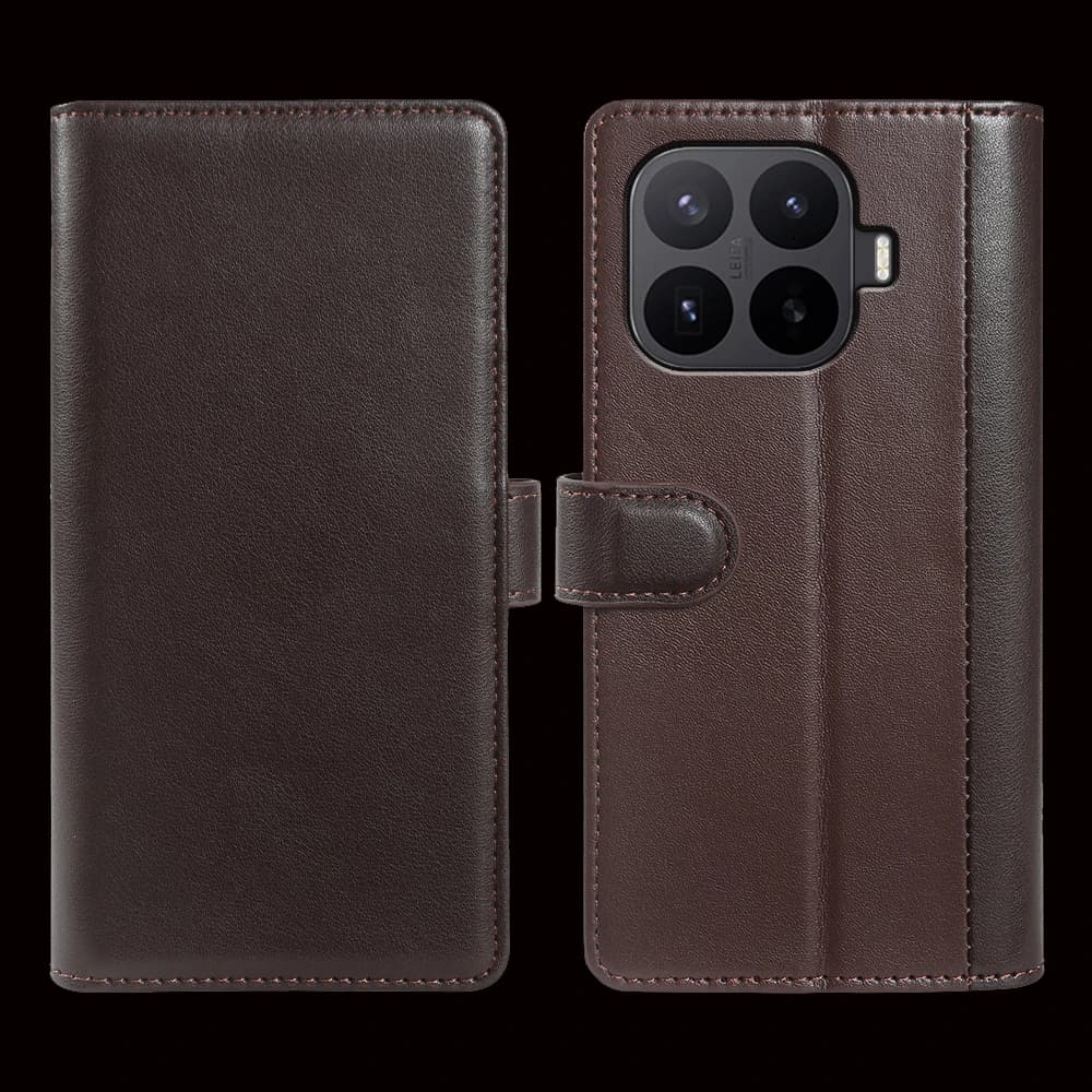 Premium Genuine Leather Flip Case For Xiaomi 17T Pro 15T 14T 13T 12T 11 Lite 5G NE 12x 12s 15 17 Pro Max Phone Case Cover Wallet