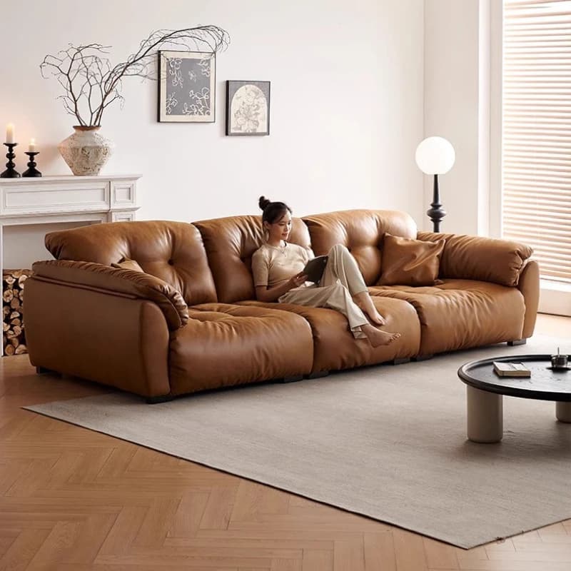 Luxury Loveseat Electric Sofa Strong Full Size Brown Lazy Recliner Chair Lounges Sleeper Designer Woonkamerbanken Furniture