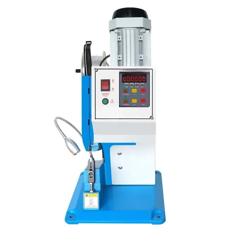 Headphone wire copper buckle machine, automatic feeding copper belt machine