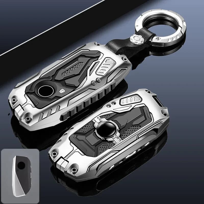 Key Fob Cover Zinc Alloy Key Case Fits for BMW IX IM I5 M60 X5 X7 X6 IX I7 Remote Car Key Shell Protection 2025 2026