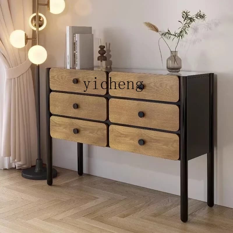 GZ-1  Solid Wood Chest Cabinet Entry Drawer Entrance Bedroom Living Room Storage Cabinet Against The Wall
