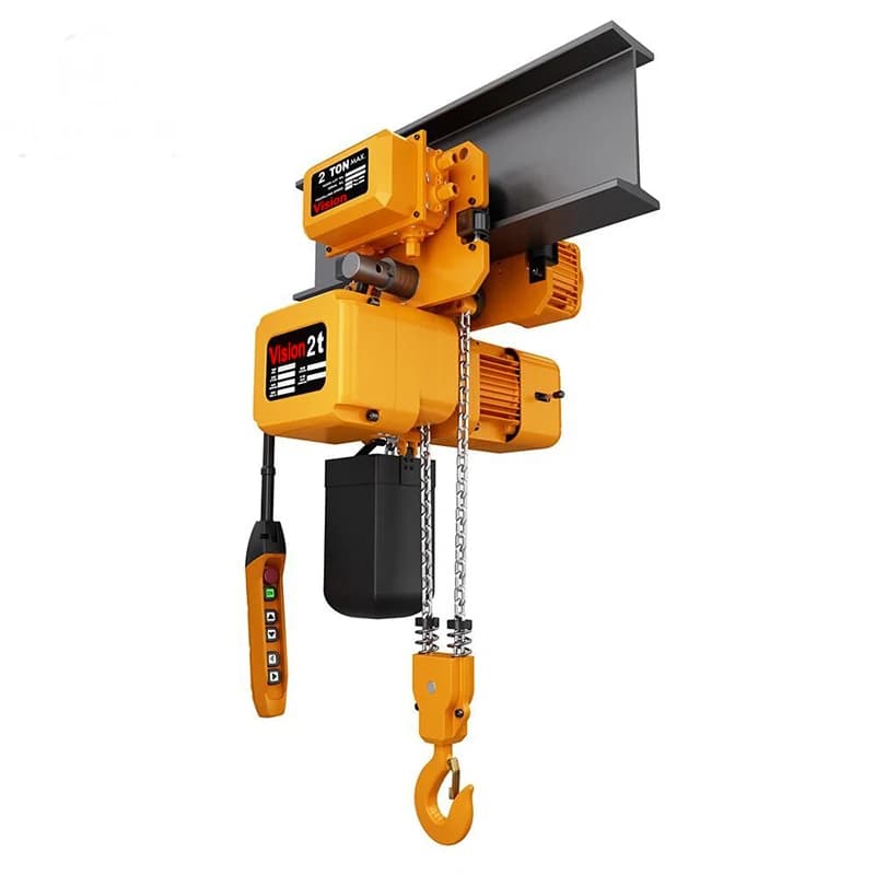 China New 1 Ton Electric Chain Hoist Trolley Metal Electric Lifting Device with  3M Lifting Height for Goods 50hz380v