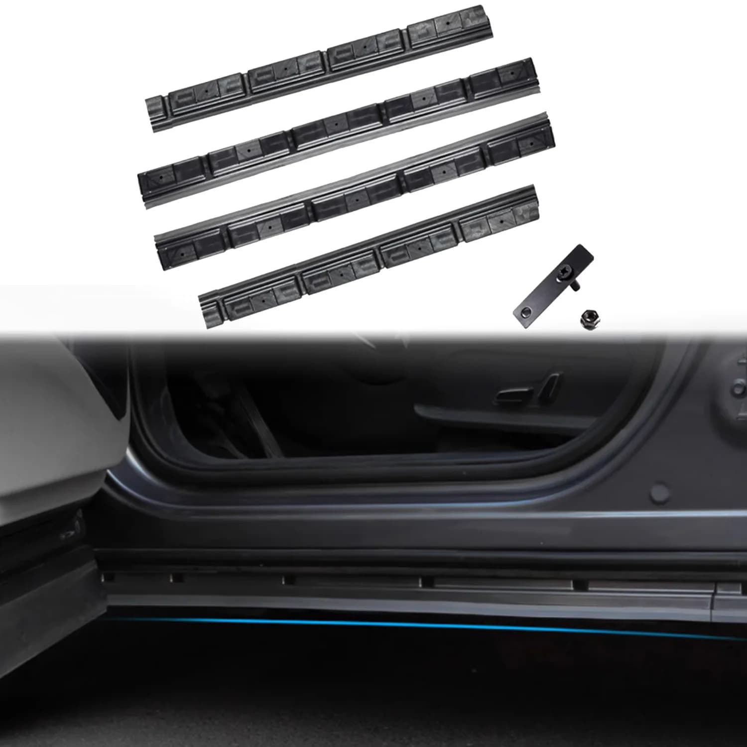 For  BYD Seal U Song Plus Dm-i EV 2021-2025 Car Door Body Mud Flaps Mudguard Splash Guards Seal Exterior Decoration 4pcs