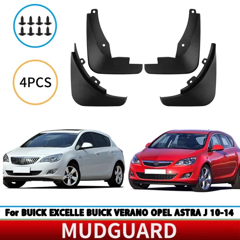 For Buick Verano 2010-14 Opel Astra J Car Tire Fender Splash Guard Front and Rear Wheel Fender Auto Parts
