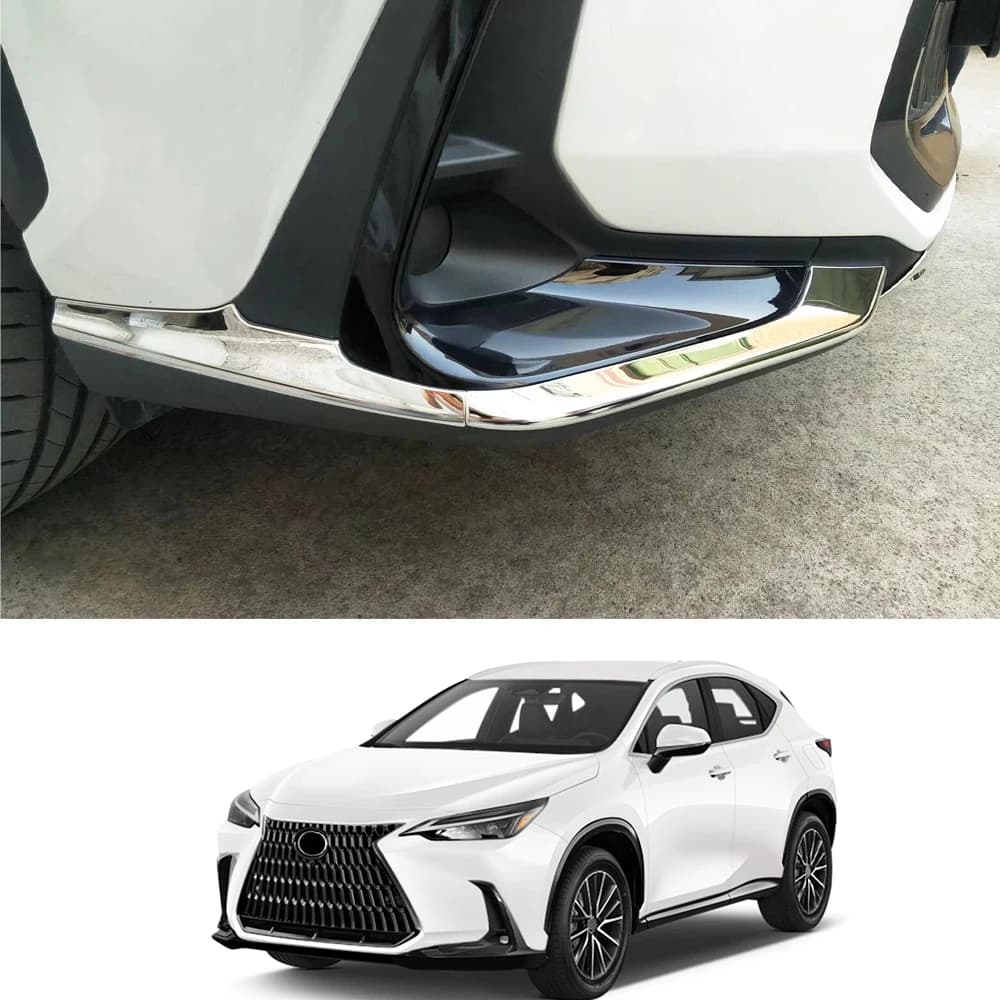 For Lexus NX Front Bumper Left And Right Protection Decorative Strips Car Accessories Front Fog Light Strips 2022 2023 2024