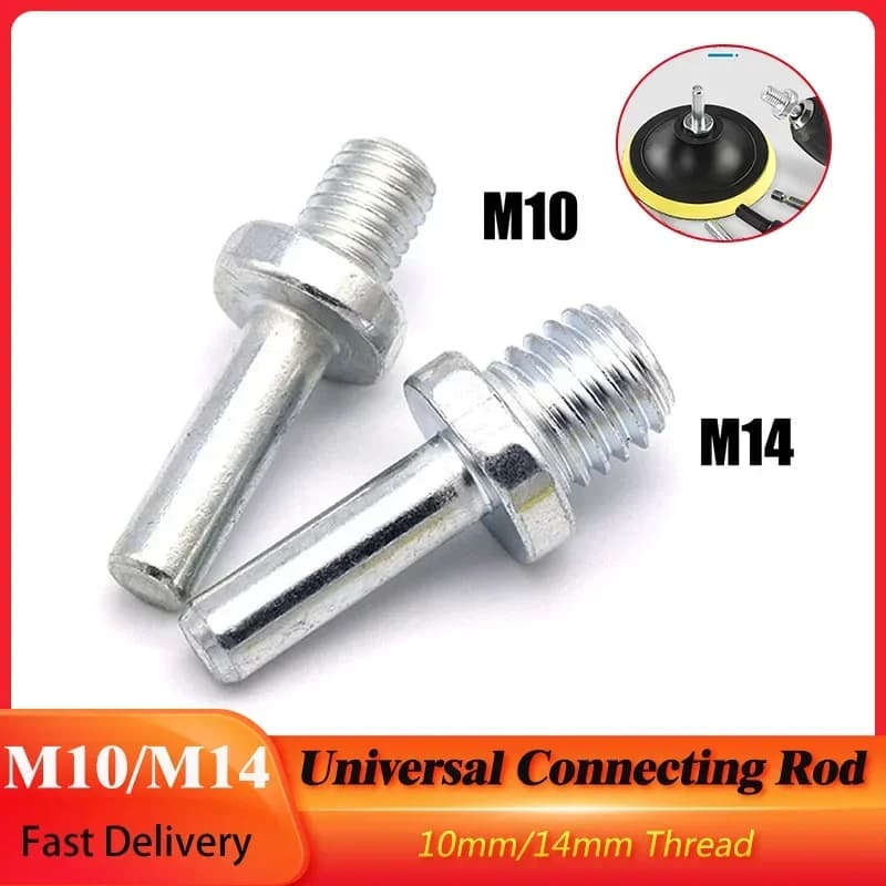 M10/M14 Universal Electric Drill Angle Grinder Adapter Rod Conversion Connecting Chuck 10mm/14mm Thread Adapter Connector Tools