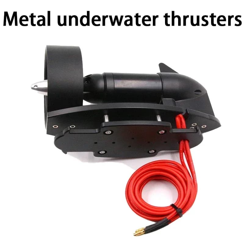 12-50V Brushless Motor Underwater Thruster 4-Blades 20kg Thrust Propeller Ship Model Thruster RC Bait Boat Parts Accessories