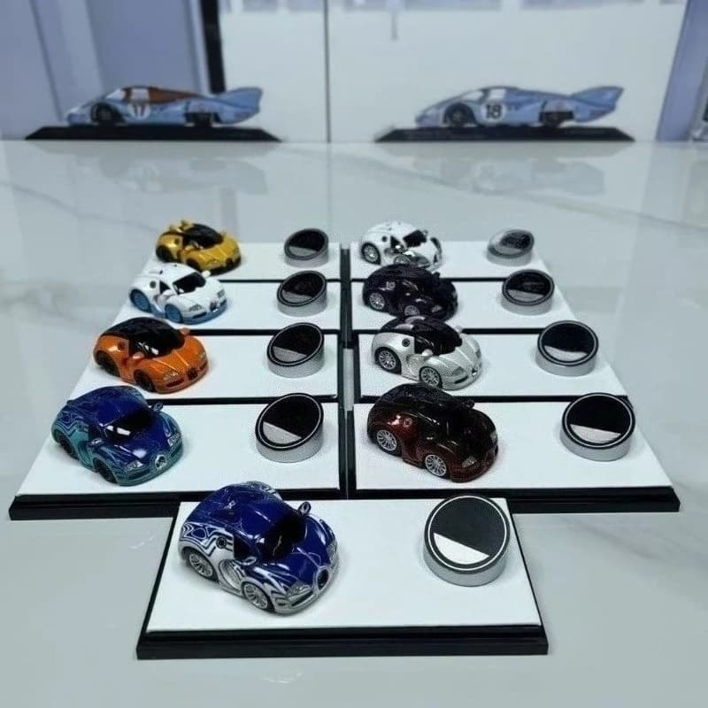 for TP Bugatti Ceramic Dragon Q car Egg car 1:64 resin simulation collector car model limited