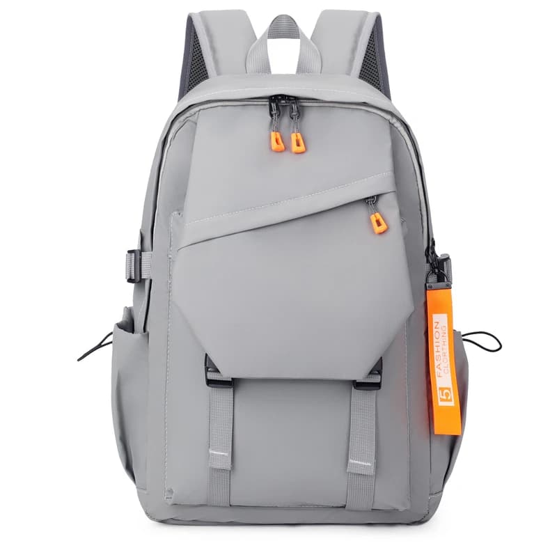 Men's Waterproof Oxford Large-Capacity Backpack Dirt-Resistant School Travel Rucksack USB Charging for High School/College Teens