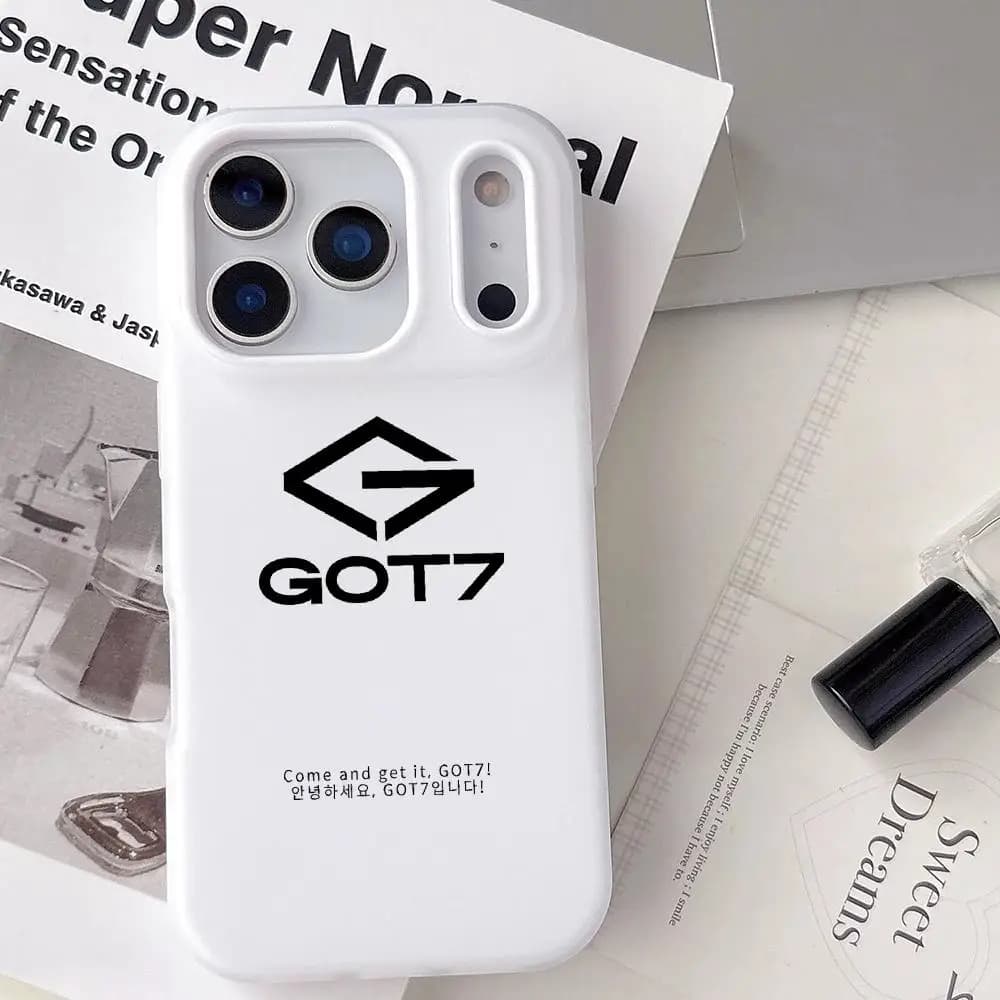 Boy Group G-GOT7-ES Band KPOP Phone Case For IPhone 17 16 15 14 13 12 11 Pro Max Plus Mini Case Clear Jelly Soft Cover