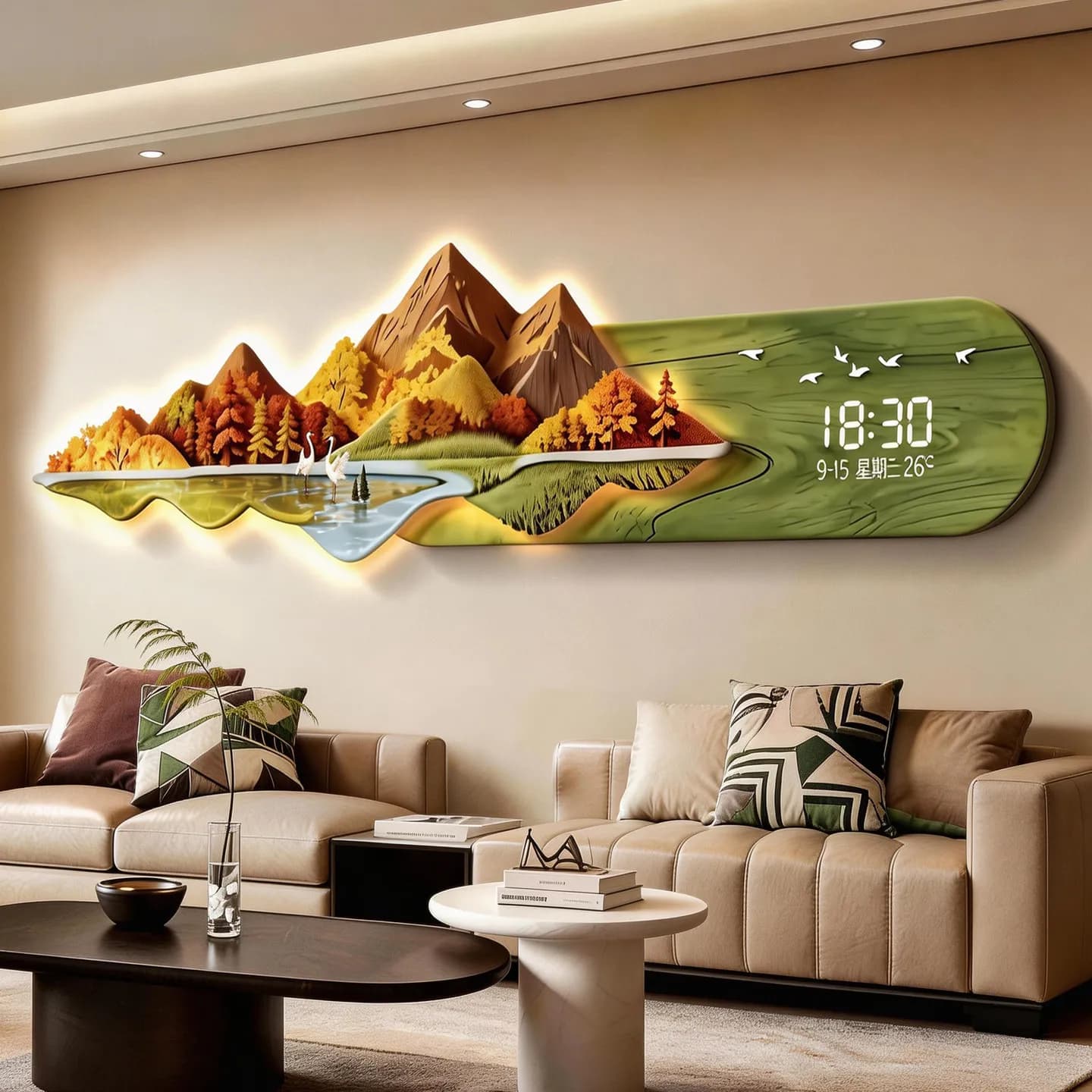 Luxury Modern Clock Wall Led Big Size Bedrooms Creative Design Fashion Wall Watch Restaurant Horloge Murale Room Decorations