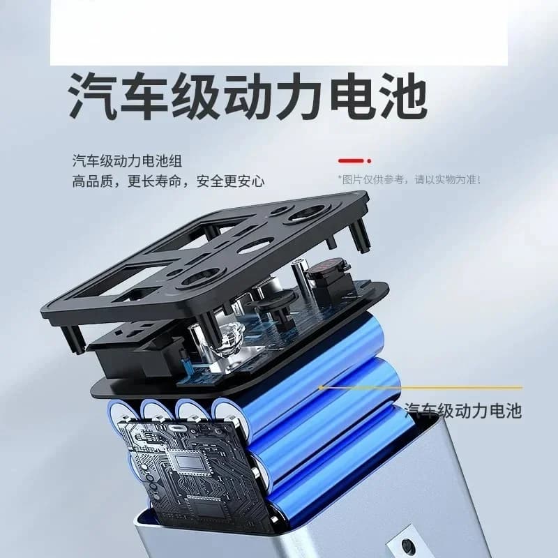 Outdoor power supply: 220V power bank, large capacity notebook, car starter, power bank, portable camping
