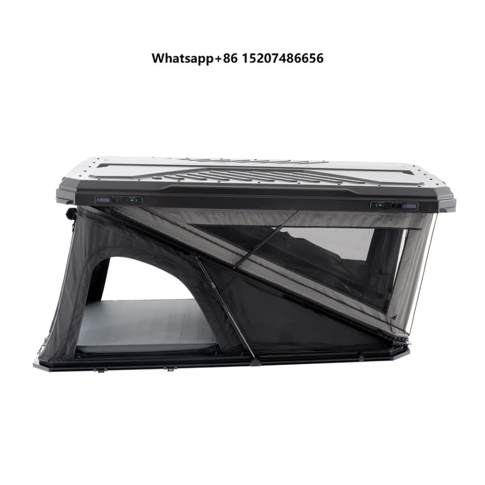 Multi-Functional Foldable Hard-Shell Rooftop Tent Waterproof Outdoor Car Roof Tent for Self-Driving Camping
