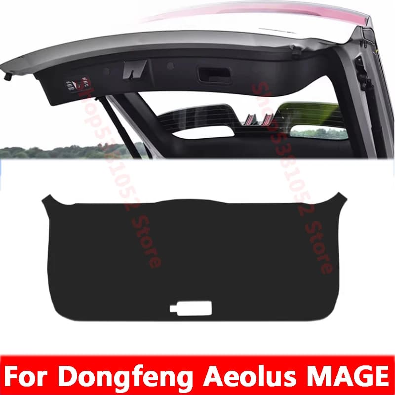 For Dongfeng AEOLUS MAGE 2024 2025 Car Rear Trunk Tailgate Protection Pad Trunk PU Leather Anti-dirty Decorative Pad Accessory