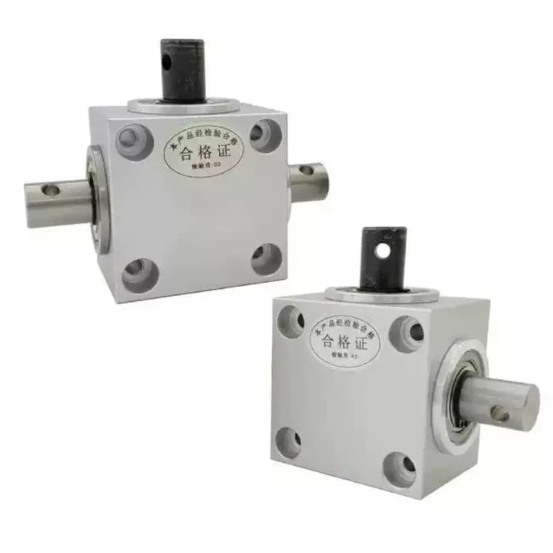 Waterproof Horizontal Right Angle Steering Gearbox 90 Degree Commutator Two/Three Axis 14mm/20mm/30mm Output Shafts