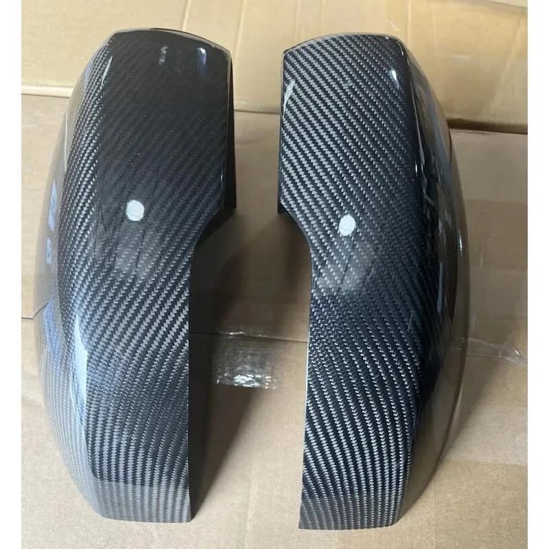 fo vgue Eoque Disovery Sprt  Velr Dry Carbon Fiber Mirror Cover Paste Style