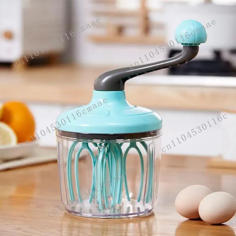 Home baking tools: cake cream whip, whisk, egg white whip, semi-automatic hand-cranked egg beater