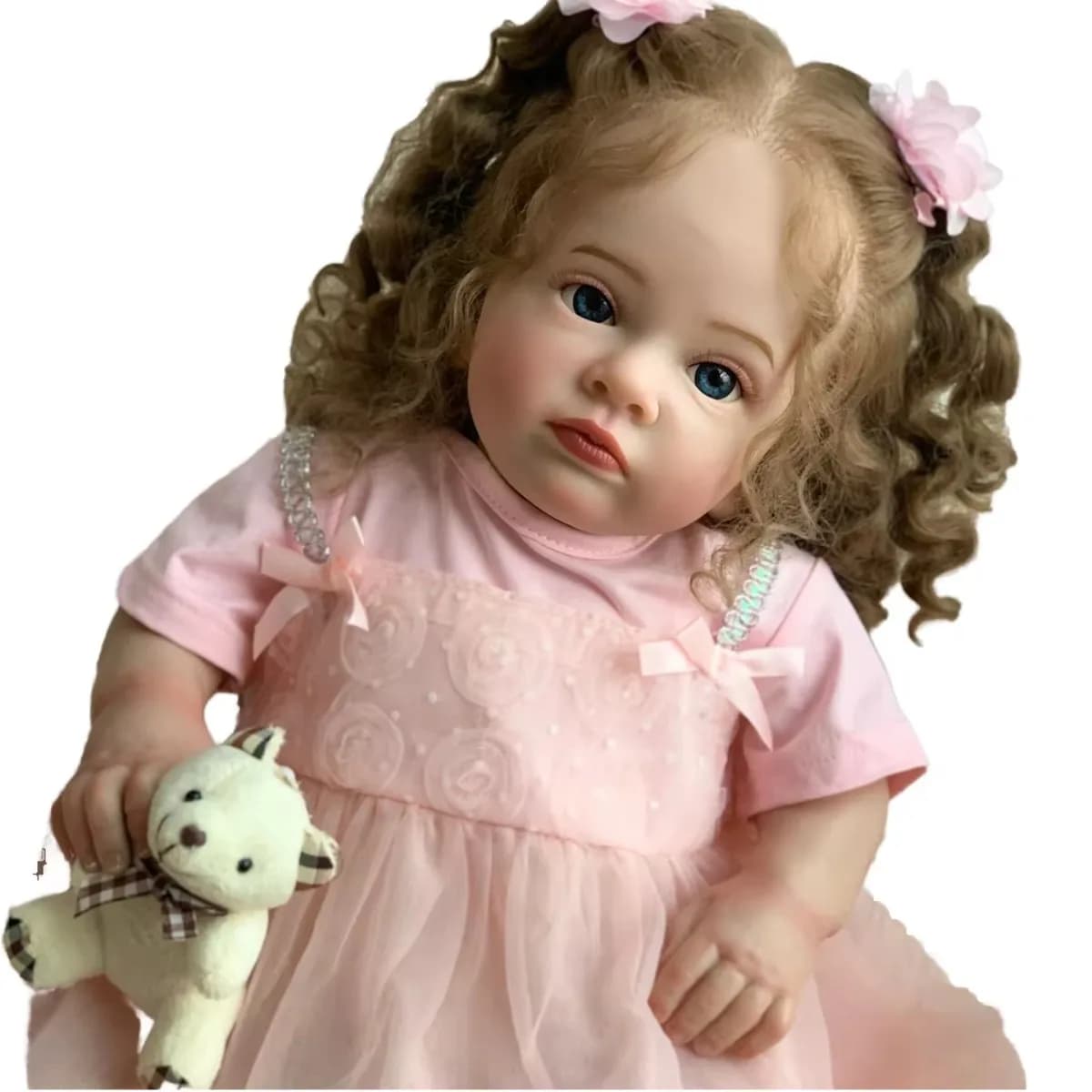 Wholesale Inch Boneca Bambole Soft Elastic Black Dress Boy Drink Wet From Original Diy Silicone Reborn Baby Dolls