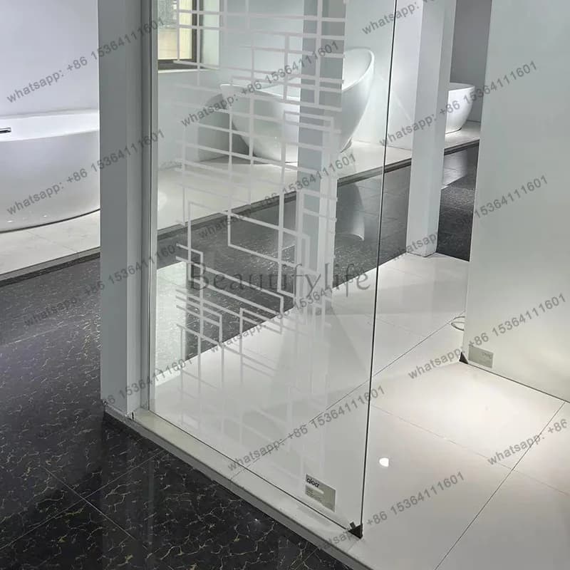 Dry and wet separation frame aluminum glass sheet for shower room and bathroom