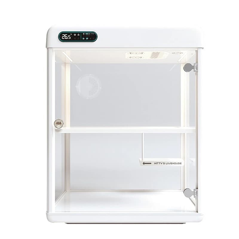 Pet Space Capsule Pet Smart Cabin Display Cabinet Thermostatic Pet Box Panoramic Cat Cabinet Cat Villa Breeding Cat Cage