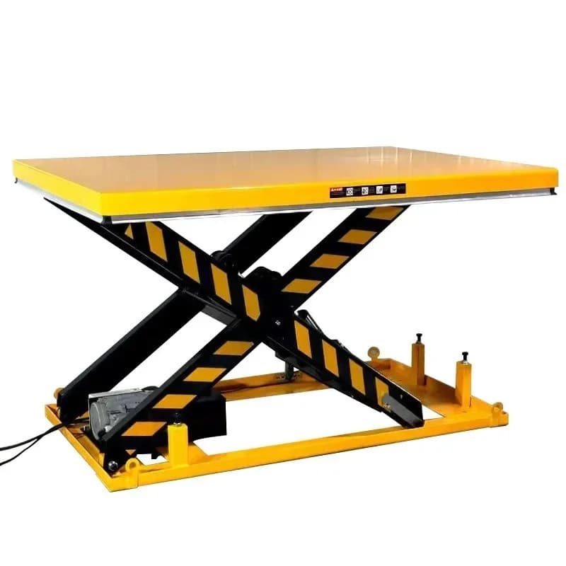 Electric fixed scissor lift platform warehouse workshop cargo lift electric hydraulic lift