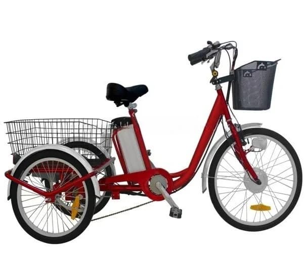 3 Wheel Electric Scooter Electric Tricycle With Pedal 36v 250w
