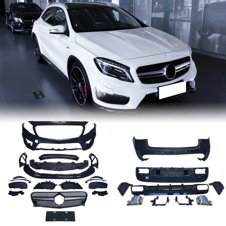 BODY KIT for GLA-CLASS X156 2015-2018 UPGRADE to GLA45  Full Set Car Exterior Accessories