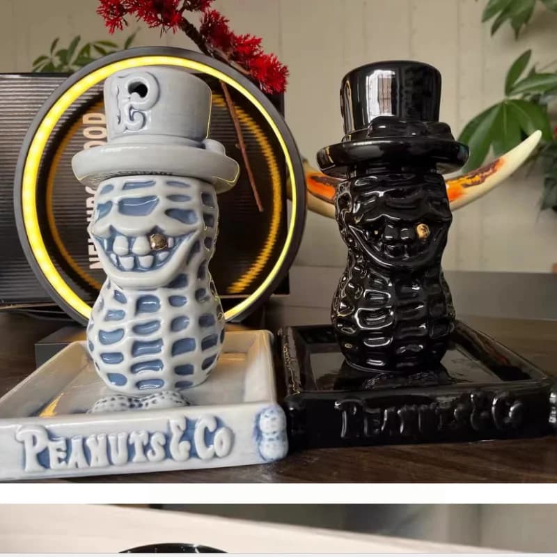 Peanut Incense Burner Neighborhood Trendy Ornaments Incense Holder Peanuts Gold Tooth Aromatherapy Burner Home Decor