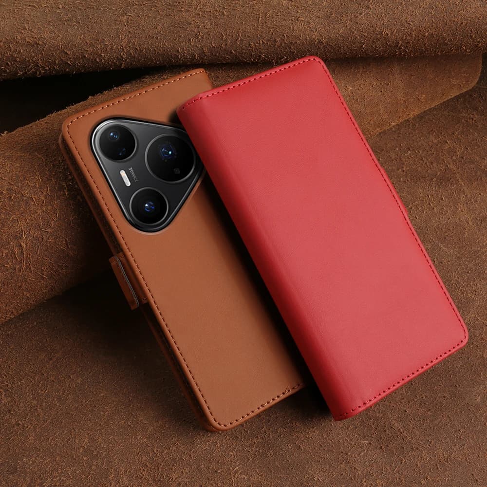 Premium Skin Leather Flip Case For Huawei Pura 90 Pro Max P90 P80 Pura 80 Ultra 80 Pro Plus Phone Case Cover 90Pro 80Ultra Coque
