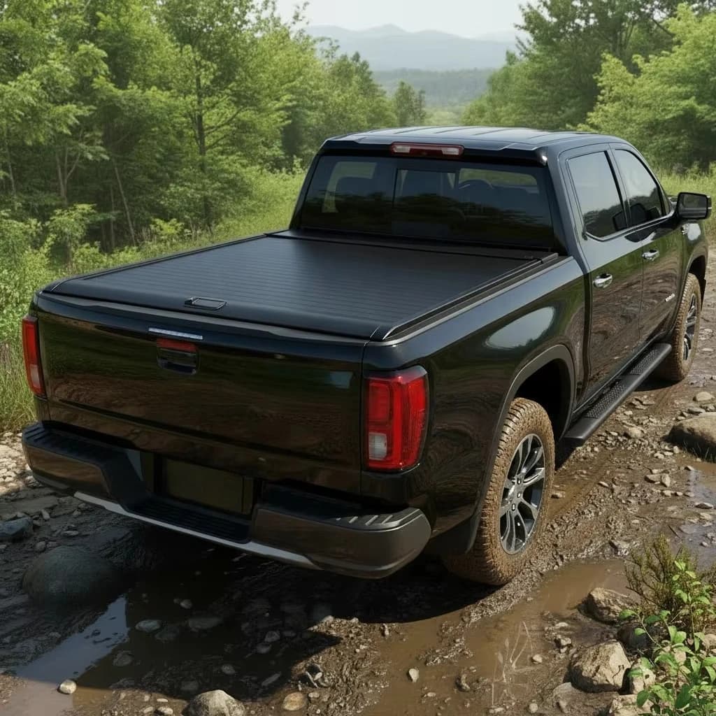Aluminum Alloy Manual Roller Locking Tailbox Installation Retractable Tonneau Cover Pickup Truck Bed Cover For Triton L200