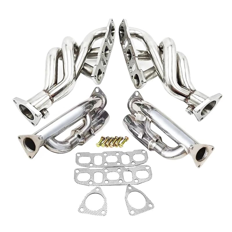 For Niss*an G37 370Z 09-17 Exhaust Header Downpipe Art Test Pipe With Resonated