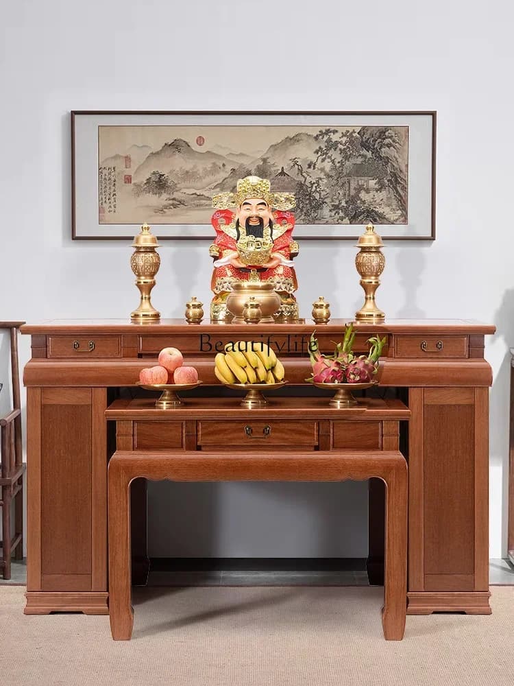 LJY12Offering incense at the table household Zhongtang Buddha table Guan Gongcai Shentai Bodhisattva Buddhist Hall Offering ince