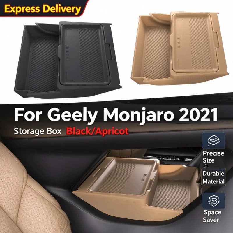 For Geely Monjaro 2021 Car Central Control Armrest Under Storage Box Interior Accessories