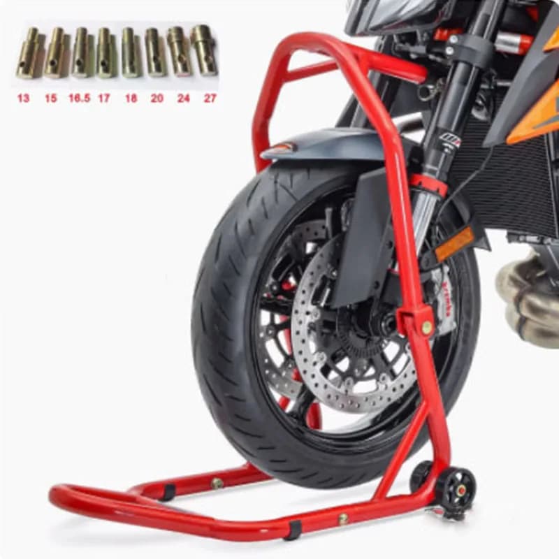Motorcycle Bicycle Bracket Front Wheel Support Frame Bracket Rocker Arm Lift Fixing Device Repair Tool