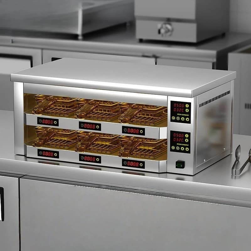 Commercial hamburger meat filling insulation cabinet incubator fast food chain store Western fast food special