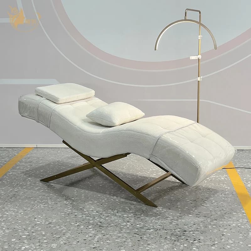 # Hot Sales Arc Shape Luxury Eyelash Extension Bed Salon Chair For Beauty Eyelash Massage Bed