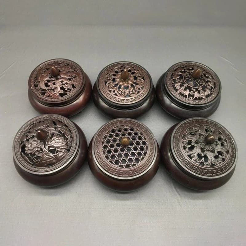 Brass and -colored , home decoration, incense , decorative item, film props, copper burner craf