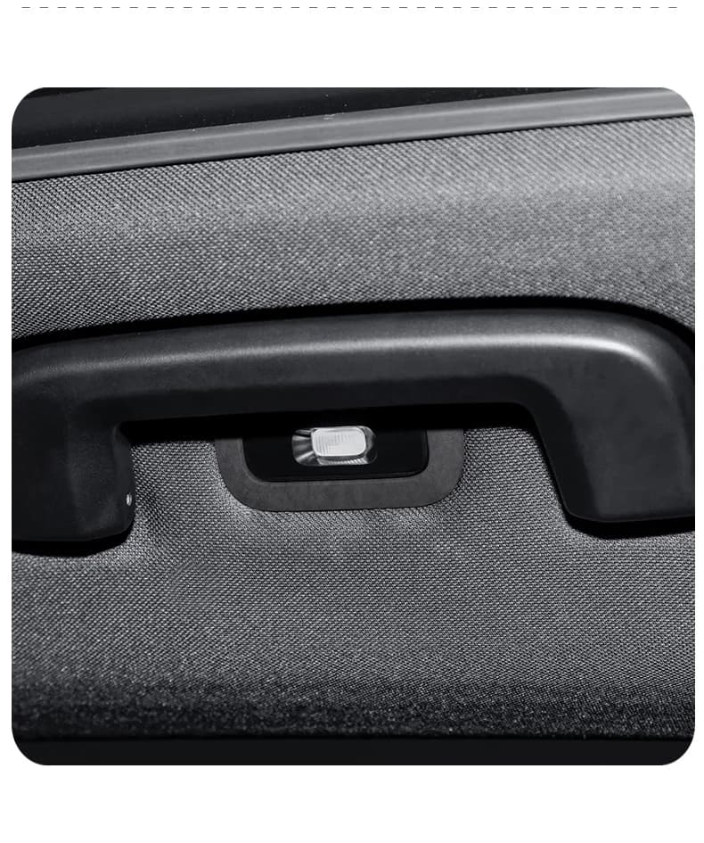 For ZEEKR 7X 2024 2025, Interior Car Rear Reading Light Frame Super Suede Trim Decor Stickers Modified Auto Interior Accessories