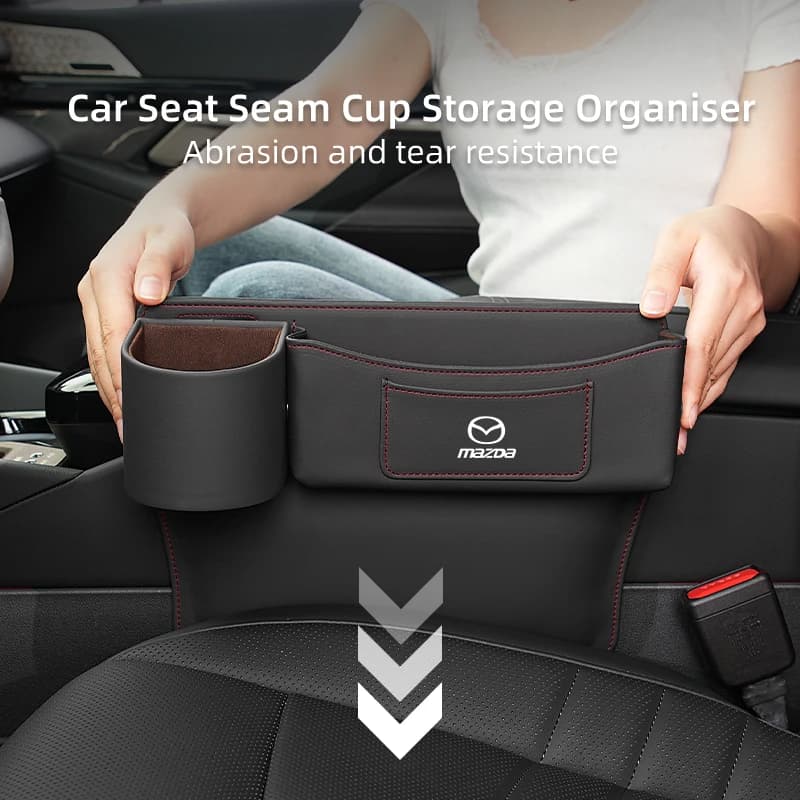 Car Seat Gap Storage Box Seam Filler Case Tools Organiser Accessories For Mazda 6 3 CX5 5 2 323 CX7 Demio Atenza Axela MX30 CX30