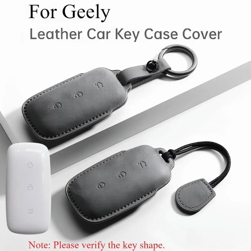 For Geely EX5 E5 Starray EMi Galaxy L6 L7 EX5 EMi Galaxy M9 Proton EMas 7 PHEV 2025 2026 Leather Car Key Case Cover Shell