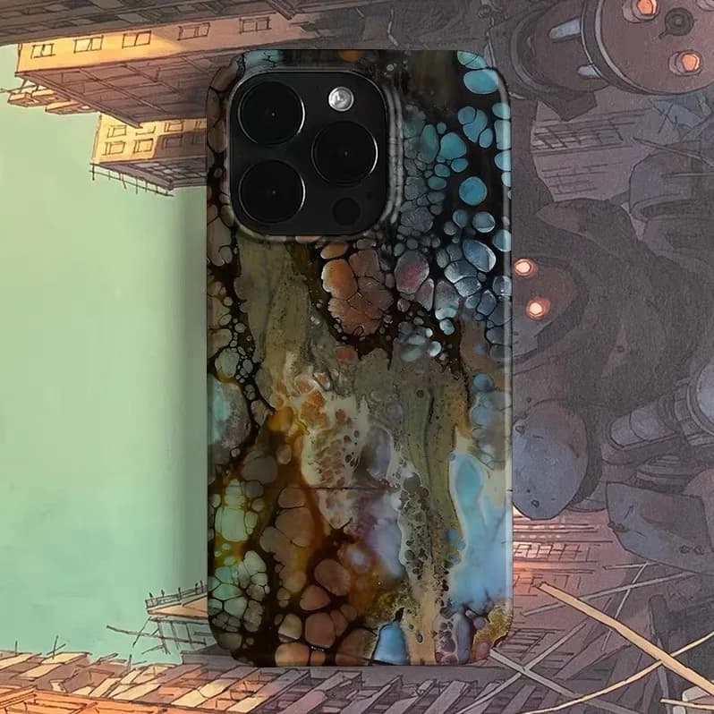 Ins Korean Huancai Gemstone Art Phone Case for IPHONE 17 Air 16E 15 PROMAX 14 Plus 13 12 MINI 11 16Plus XR Acrylic Phone Cover