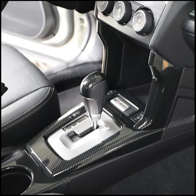 Car Styling For Subaru Forester 2013-2017 Gear Shift Panel Cover Trim Molding Decoration Carbon Pattern Auto Parts Accessories