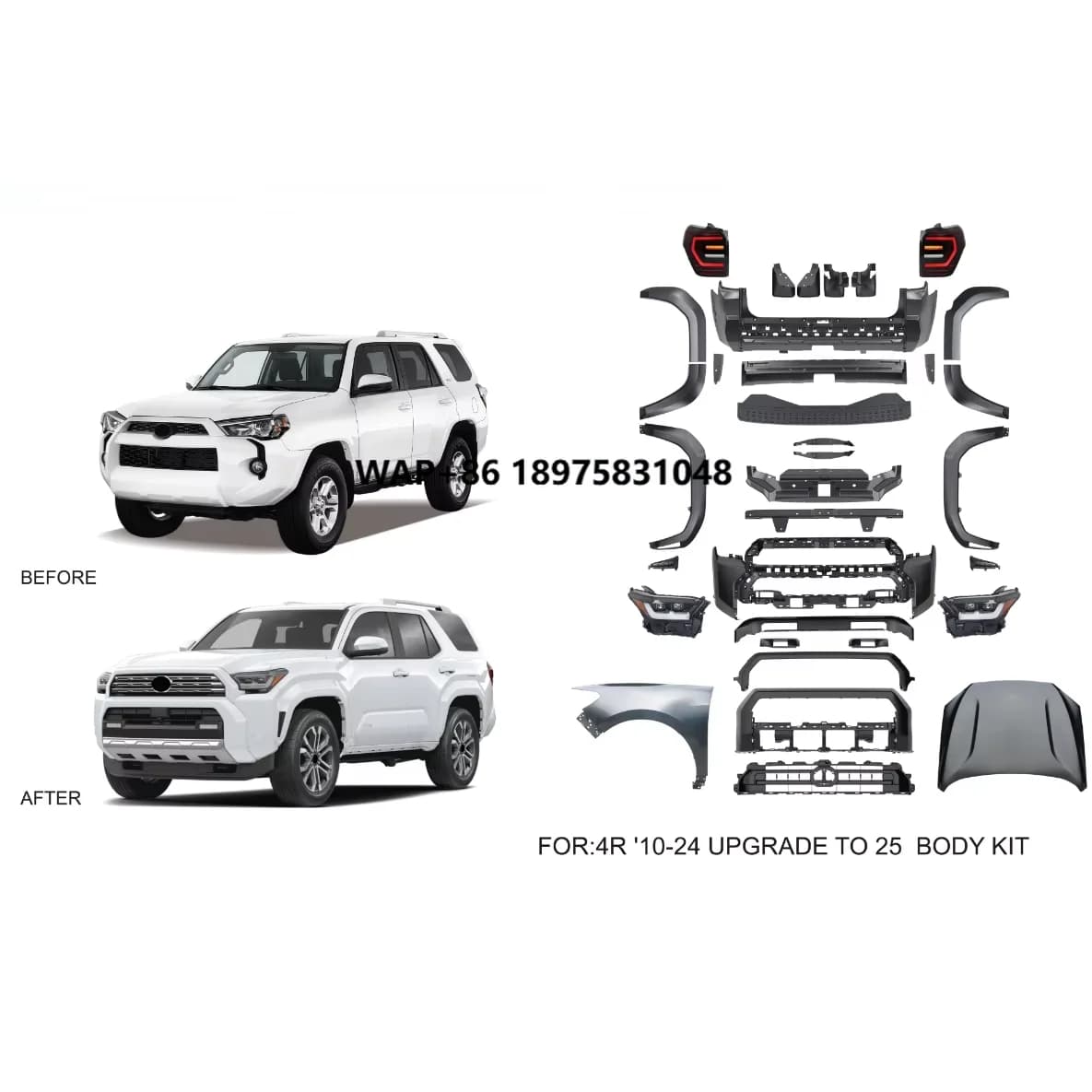 BODY KIT for 4Runner 2010&2014 Old Upgrade to 2025 New Model Conversion BodyKit