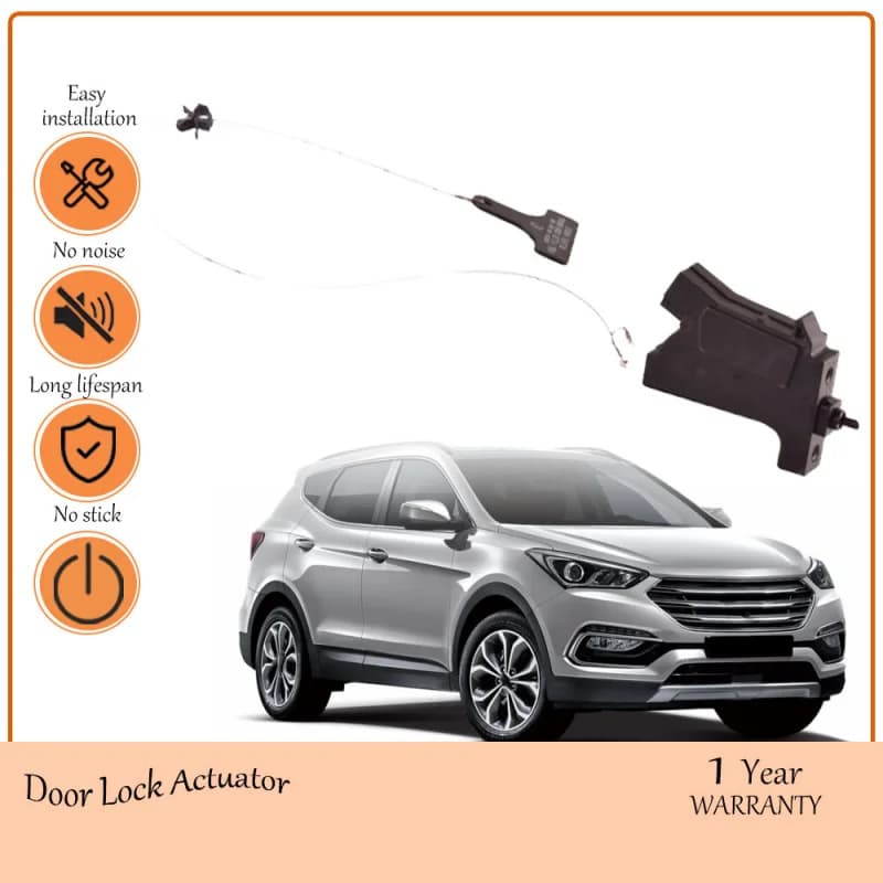 Fuel Gas Release Handle with Cable Fuel Filler Door Opener Actuator For Hyundai Santa Fe 2013-2018,oem 81590-2W000,815902W000