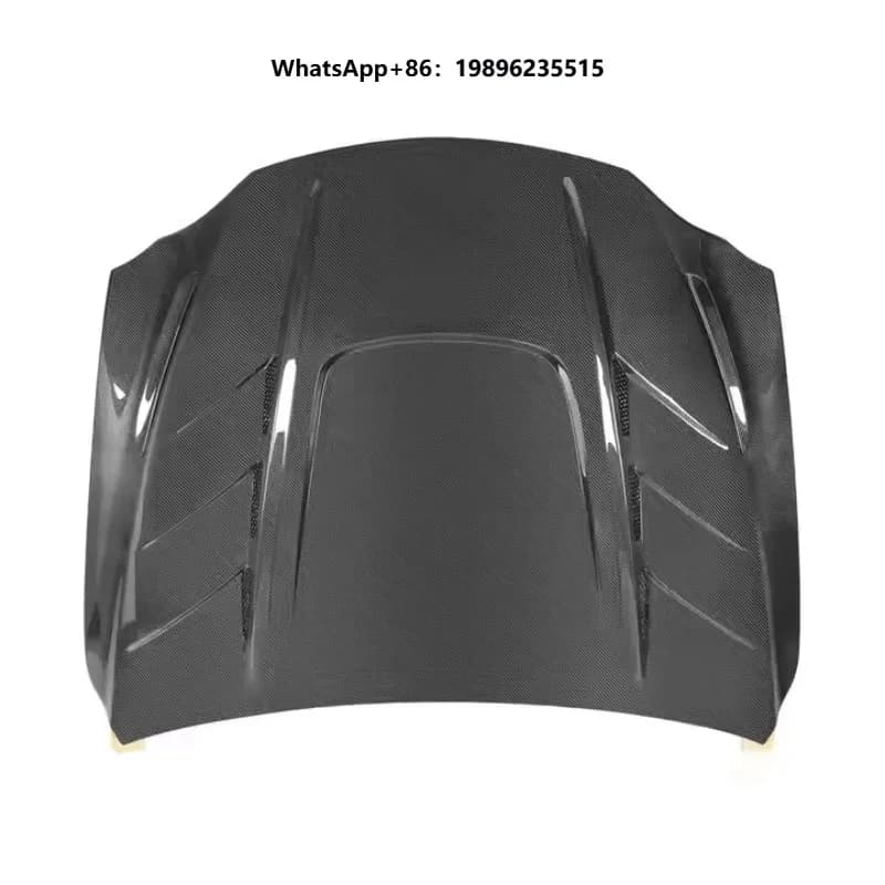 2006-2012 for IS Real Carbon Fiber V Style Front Hood Cover New Car Body Parts