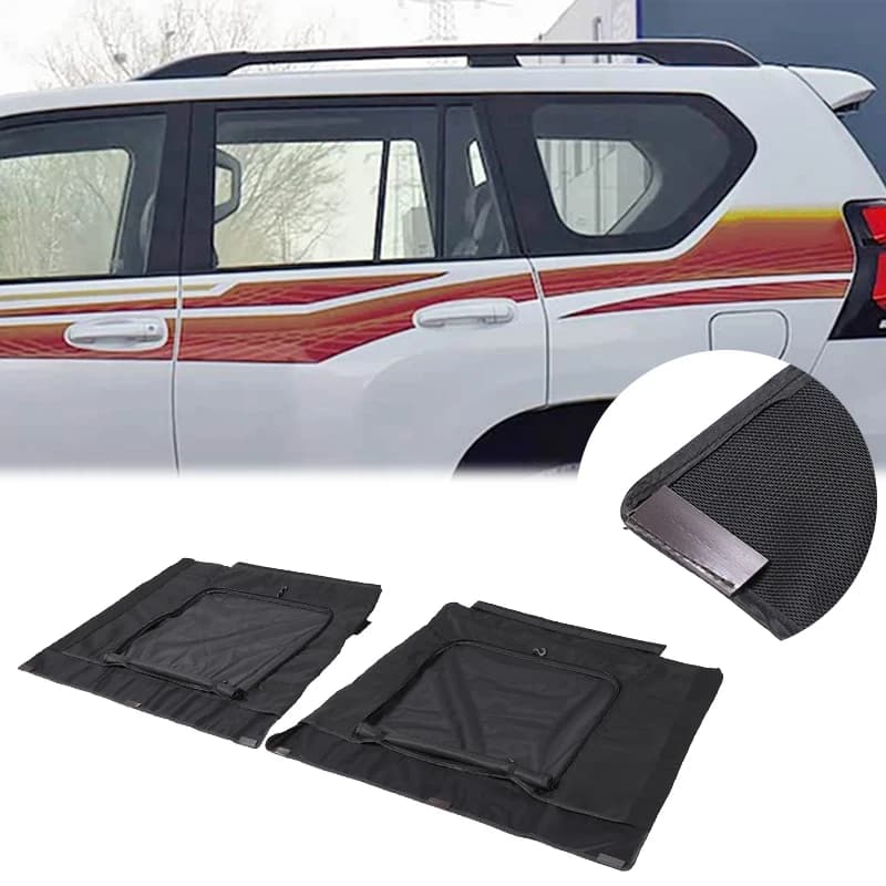 Rainproof Camper Curtain Car Blackout Curtain Car Rear Window Sun Shade For Toyota Land Cruiser Prado J150 LC150 2010-2023