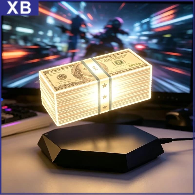 Levitating Dollar Money Light Money Lamp