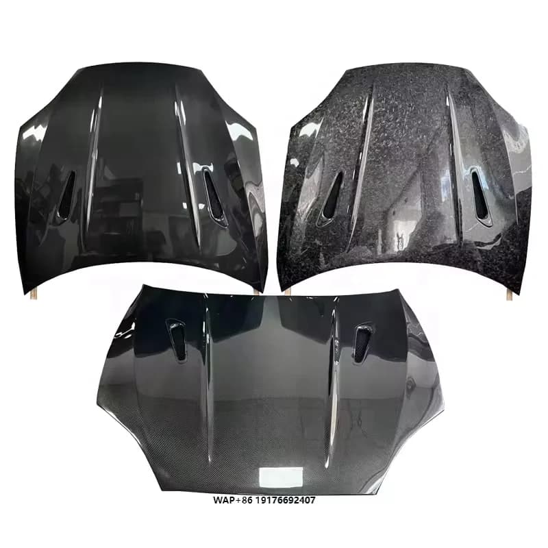 High Quality Hood Body Kits Car Carbon Hood RZ Style Carbon Fiber  Bonnet forTesla Model S 2014 - 2023